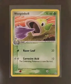 Pokemon TCG Weepinbell EX FireRed & LeafGreen 51/112 Regular Uncommon - Image 1