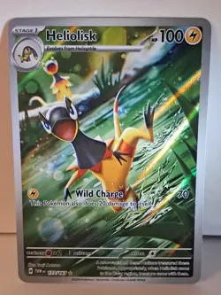 Pokemon Heliolisk 177/167 Twilight Masquerade Illustration Rare Holo - Image 2