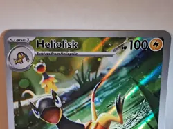 Pokemon Heliolisk 177/167 Twilight Masquerade Illustration Rare Holo - Image 3