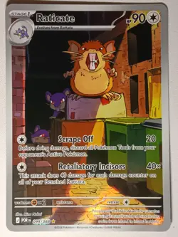 Raticate 099/088 Holo Illustration Rare Perfect Order Pokemon Holo Near Mint - Image 1