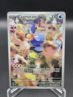 Pokemon TCG Cramorant 176/167 Twilight Masquerade Illustration Rare NM Condition - Image 1