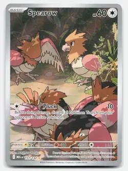 Spearow 151/132 Illustration Rare Mega Evolution Pokemon Holo NM - Image 1