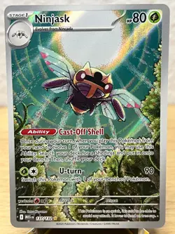 Mega Evolution Ninjask 137/132 Illustration Rare Pokemon NM/M - Image 1
