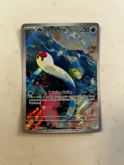 Wiglett 2023 Pokemon Scarlet & Violet #206/198 Illustration Rare - Image 1