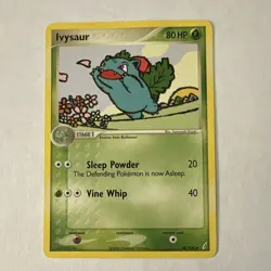 Pokemon TCG Ivysaur 34/100 EX Crystal Guardians 2006 Uncommon Regular EN LP - Image 1