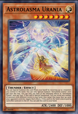 Yugioh! Astrolasma Urania CORI-EN023 CHAOS ORIGINS PREORDER - Image 1