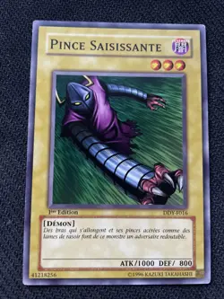 CARTE YU-GI-OH! PINCE SAISISSANTE 1ST DDY-F016 PROCHE DU NEUF/NM - Image 1