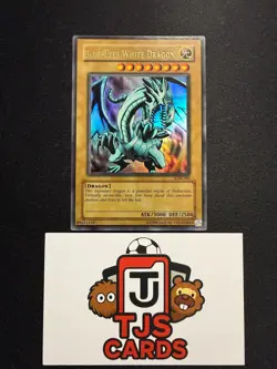 Blue-Eyes White Dragon - Ultra Rare LOB-001 - LP - YuGiOh - Image 1