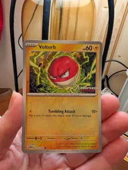 Pokemon Professor Program stamped promo Voltorb MEW 100/165 **RARE** - Image 1