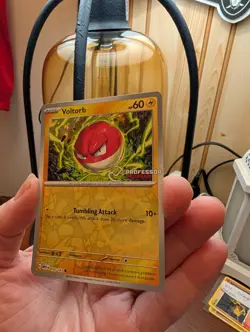 Pokemon Professor Program stamped promo Voltorb MEW 100/165 **RARE** - Image 3
