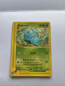 Pokemon TCG Bulbasaur Expedition Base Set 94/165 Regular Common - Image 1
