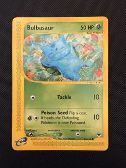 Pokemon TCG Bulbasaur Expedition Base Set 94/165 Regular Common Light Play LP - Image 1