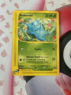 Pokemon Bulbasaur Card 94/165 Expedition Base Set 2002 TCG - Image 1