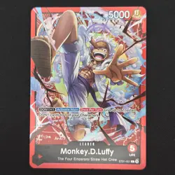 One Piece TCG Monkey.D.Luffy ST21-001 Leader Starter Deck Gear5 English - NM - Image 1