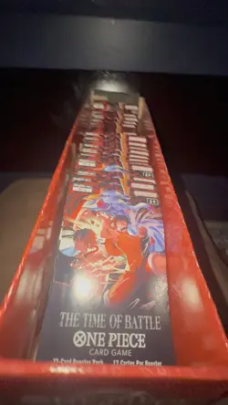 12 One Piece OP-16 The Time Of Battle Sleeved Booster Packs - FACTORY SEALED - Image 3