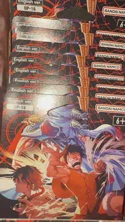 12 One Piece OP-16 The Time Of Battle Sleeved Booster Packs - FACTORY SEALED - Image 4