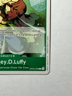 Monkey D. Luffy OP09-036 2nd Anniversary Stamped Promo One Piece - Image 5