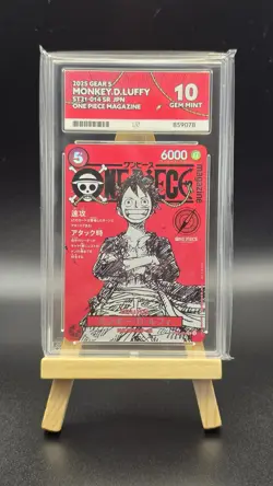 One Piece Monkey.D.Luffy ST21-014 Promo Magazine Ace 10 - Image 1