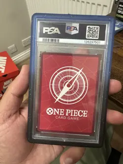 2025 ONE PIECE PROMO PSA MAGAZINE EXCLUSIVE SHANKS OP09-001 PSA 10 With Guard - Image 2