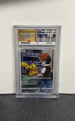 Pokemon Ace Gem Mint 10 Graded Card Pikachu (Chinese) Shining Synergy 153/150 - Image 1
