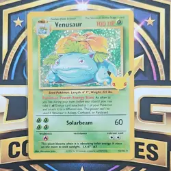 Pokemon TCG Venusaur Holo Rare Card 15/102 Celebrations 25th Anniversary Edition - Image 5