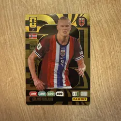 Panini Adrenalyn XL FIFA World Cup 2026 Card - Erling Haaland - GOLDEN BALLER - Image 1