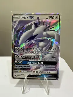 Lugia GX - 159/214 - Ultra Rare - Sun & Moon: Lost Thunder - Pokemon Card - NM - Image 1