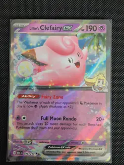 Pokemon TCG - 076/217 - Lillie's Clefairy ex - Ascended Heroes - Image 1