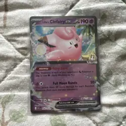 Lillie's ex Clefairy 076/217 Pokemon TCG - Ascended Heroes Ultra Rare NM - Image 1