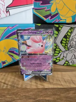 Pokemon TCG Ascended Heroes Lillie's Clefairy ex - 076/217 - Double Rare - Holo - Image 1