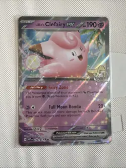 Pokemon TCG Lillie's Clefairy EX 076/217 Ascended Heroes double rare - Image 1