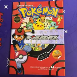 Pokemon Pokedex Album Sticker Vol. 1 Booster Box [Red Edition] Spanish NEW - Image 1