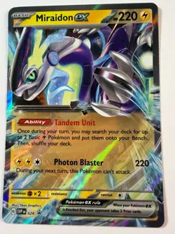 Miraidon ex 028 Holo SVP Scarlet & Violet Promo Pokemon - NM - Image 1