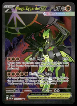 Mega Zygarde ex 104/088 Ultra Rare Perfect Order Pokemon Holo Near Mint - Image 1