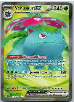 Venusaur ex 182/165 Ultra Rare 151 Pokemon - Image 1