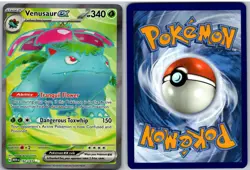 Venusaur ex 182/165 Ultra Rare 151 Pokemon - Image 3
