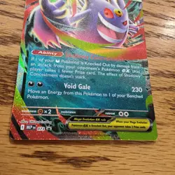 Mega Gengar EX 073 Black Star Promo Mega Evolutions NM - Image 3