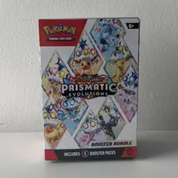 Pokemon TCG Prismatic Evolutions Booster Bundle 6 Packs English 2025 Eevee - Image 1