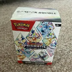 Pokemon TCG Prismatic Evolutions Booster Bundle 6 Packs English 2024 - Eevee - Image 1