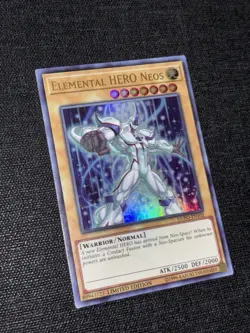 Yu-Gi-Oh DUPO-EN102 Elemental HERO Neos Lim. Ultra Rare NM - Image 3