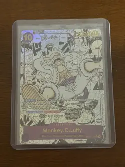 Bandai Monkey D. Luffy OP08-118 Two Legends Secret Rare Alt Art Foil - Image 1
