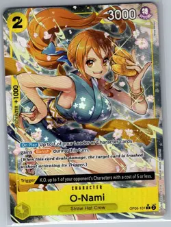 O-Nami (Alt Art) OP06-101 English Wings of the Captain - One Piece Card - NM - Image 1