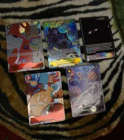 One piece TCG Lot Foil Alt art/SEC/SR - Image 1