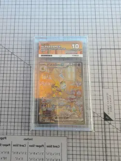 ACE 10! Alakazam ex (201/165) 151 S&V Special Illustration Rare Pokemon Card! - Image 1
