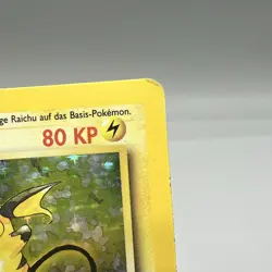 1st First Edition Base Set GERMAN Raichu Holo 14/102 MP Moderately Played Card - Image 2
