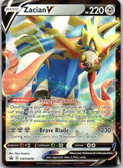 Zacian V - Holo Promo SWSH: Sword & Shield Promo Cards SWSH018 NM - Image 1