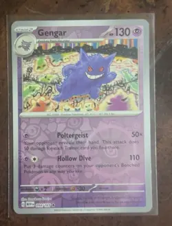 Pokemon TCG Gengar Reverse Holo SV Scarlet & Violet 151 Card 094/165 Near Mint - Image 1