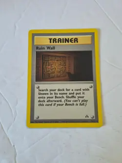 Ruin Wall 74/75 Uncommon Neo Discovery Pokemon Unlimited Lightly Played - Image 1