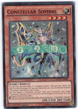 CONSTELLAR SOMBRE MP14-EN060 SUPER RARE YU-GI-OH 1ST EDITION - Image 1