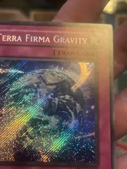 Yugioh Terra Firma Gravity Unlimited Edition Secret Rare PP02-EN013 LP - Image 3